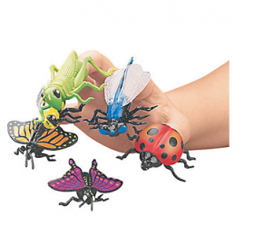 Insect Finger Puppets 1 doz