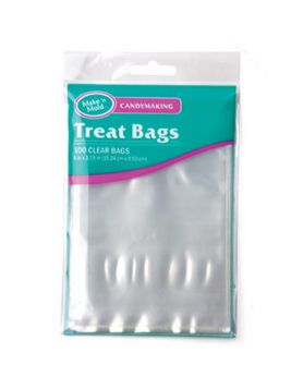Small Lollipop Favor Candy Bags - Clear 