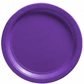 New Purple Paper Dinner Plates 20ct