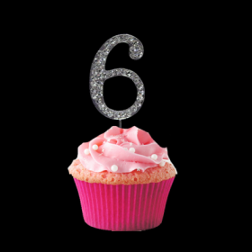 #6 Cupcake Monogram Toppers 