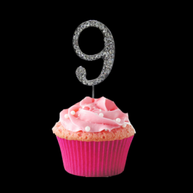 #9 Cupcake Monogram Toppers 