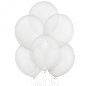 Clear Balloons 15ct