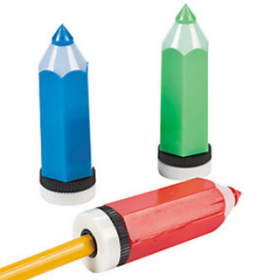 Crayon-Shaped Pencil Sharpeners (1dz)