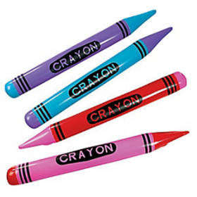 Inflatable Crayons 1 doz