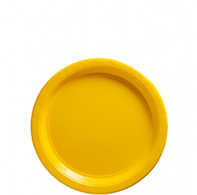 Yellow Sunshine Dessert Plates 20ct