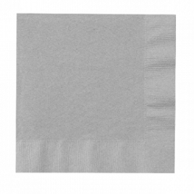 Silver Lunch  Napkins 50Ct