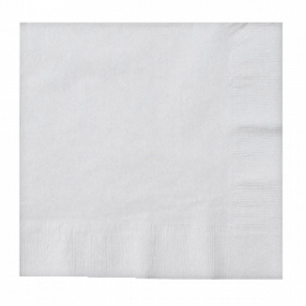 Frosty White Lunch Napkins 50Ct