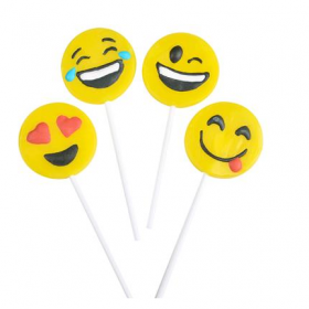 2" Emoticon Lollipop 1dz