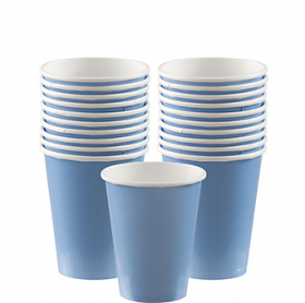  Pastel Blue Paper Cups 20ct
