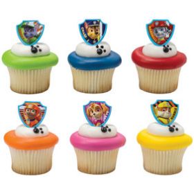 PAW Patrol Cupcake Rings 6pcs