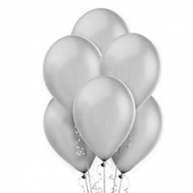 Silver Pearl Balloons 10ct