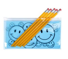  Smile Face Pencil Case 1dz