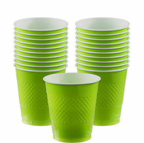 12oz Kiwi Plastic Cups 20ct