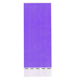 Purple Paper Wristbands 250ct
