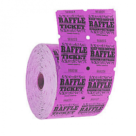 Double Roll Raffle Tickets 1000ct