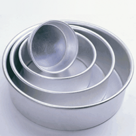 6" x 3" Round Aluminum Pans (1PC) (Fat Daddio's)