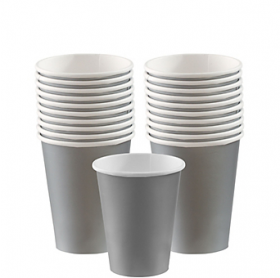 Silver  Paper Cups 20ct