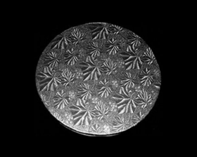 Silver Cake Board Drums - Round - 10"