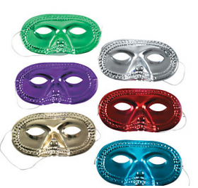 Gleaming Masquerade Masks 