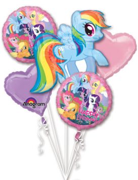 My Little Pony Balloon Bouquet 5pc