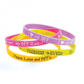 BFF Thin Silicone Bands