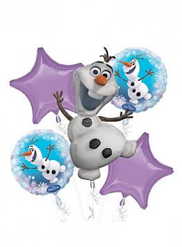 Frozen Olaf Party Favor Birthday Bouquet Balloons