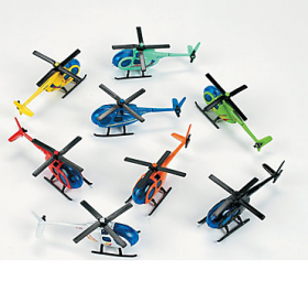 Die Cast Helicopters 1 doz
