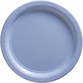  Pastel Blue Paper Dinner Plates 20ct