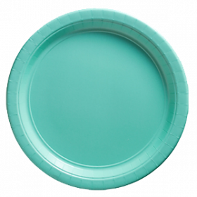  Robin's Egg Blue Paper Dinner Plates 20ct