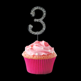 #3 Cupcake Monogram Toppers 