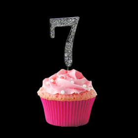 #7 Cupcake Monogram Toppers 
