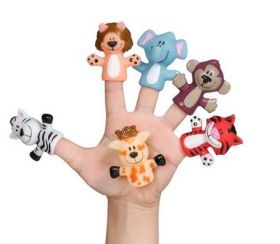 Zoo Animal Finger Puppet 1dz