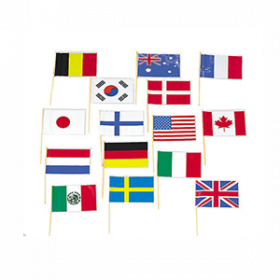 Flags of All Nations Flags (6dz)