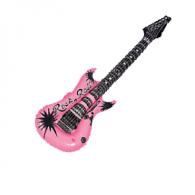 Inflatable Guitar- Pink 