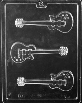 Electric Guitar  Chocolate Candy Molds