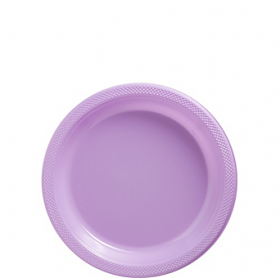 Lavenders Plastic Dessert  Plates 20ct