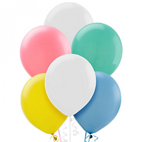 Assorted Pastel Balloons 72ct