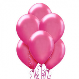 Bright Pink Pearl Balloons 72ct
