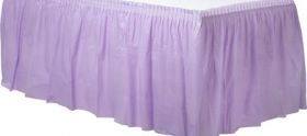 Lavenders  Plastic Table Skirt 