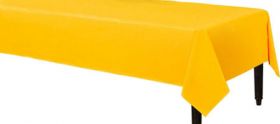 Yellow Sunshine Rectangular Plastic Table Cover 