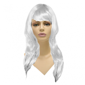 Glamorous Long Wig-White
