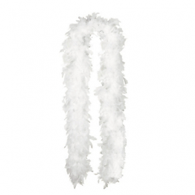 Feather Boa-White