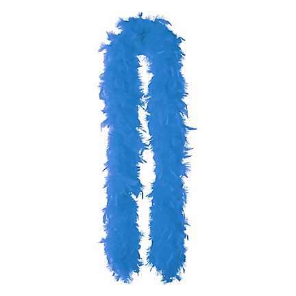 Larryhot Royal Blue Boas for Party - 80g 2yards Feather Boas for Christmas Tree,Concert,Wedding and Home Decoration (80g - Royal Blue)