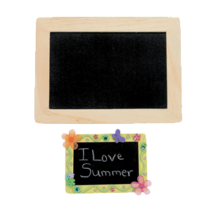 DIY Unfinished Wood Chalkboards, Party Supplies