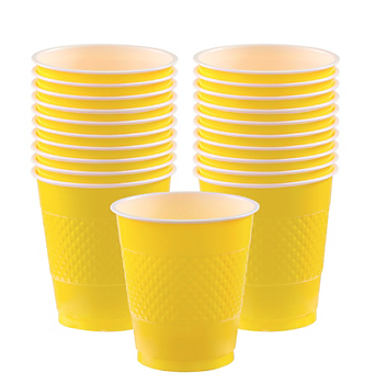 Bright Royal Blue 12oz Plastic Cups